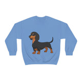 Dachshund Unisex Heavy Blend™ Crewneck Sweatshirt, S - 2XL, 14 Colors, Cotton/Polyester, Medium Fabric, FREE Shipping, Made in USA!!