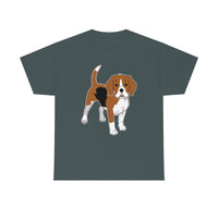 Beagle Unisex Heavy Cotton Tee, Made in the USA!!