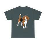 Beagle Unisex Heavy Cotton Tee, Made in the USA!!