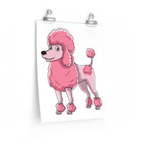 Poodle Premium Matte vertical posters