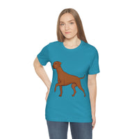Rhodesian Ridgeback Unisex Jersey Short Sleeve Tee, S - 3XL, 16 Colors, Light Fabric Cotton, FREE Shipping, Made in USA!!