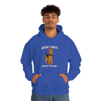 Airedale Terrier Unisex Heavy Blend Hooded Sweatshirt, S - 5XL, 12 Colors, Cotton/Polyester, FREE Shipping, Made in USA!!