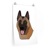 Belgian Malinois Premium Matte vertical posters