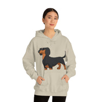 Dachshund Unisex Heavy Blend™ Hooded Sweatshirt, S - 5XL, 13 Colors, Cotton/Polyester, FREE Shipping, Made in USA!!