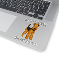 Airedale Terrier Kiss-Cut Stickers, 4 Sizes, FREE Shipping, Made in USA!!