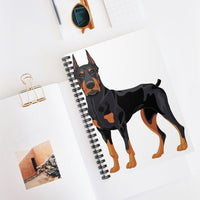 Doberman Pinscher Spiral Notebook - Ruled Line