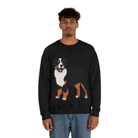 Bernese Mountain Dog Unisex Heavy Blend™ Crewneck Sweatshirt, S - 2XL, 6 Colors, Cotton/Polyester, FREE Shipping, Made in USA!!