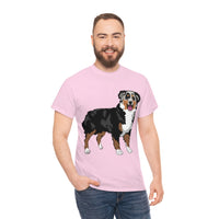 Australian Shepherd Unisex Heavy Cotton Tee, S-5XL, 12 Colors, 100% Cotton, Light Fabric, FREE Shipping, Made in USA!!