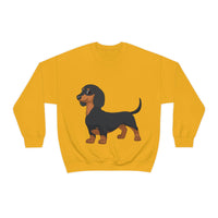 Dachshund Unisex Heavy Blend™ Crewneck Sweatshirt, S - 2XL, 14 Colors, Cotton/Polyester, Medium Fabric, FREE Shipping, Made in USA!!