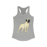 Mastiff Women's Ideal Racerback Tank, Cotton & Polyester, 8 Colors, S-2XL, Made in the USA!!