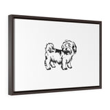 Shih Tzu Horizontal Framed Premium Gallery Wrap Canvas