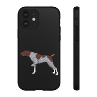 German Shorthaired Pointer Tough Cell Phone Cases