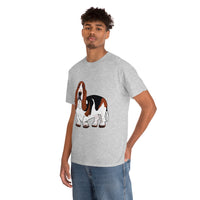 Basset Hound Unisex Heavy Cotton Tee, S - 5XL, 12 Colors, 100% Cotton, FREE  Shipping, Made in USA!!