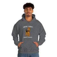 Airedale Terrier Unisex Heavy Blend Hooded Sweatshirt, S - 5XL, 12 Colors, Cotton/Polyester, FREE Shipping, Made in USA!!