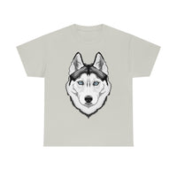 Siberian Husky Unisex Heavy Cotton Tee, S - 5XL, 12 Colors, Light Fabric, FREE Shipping, Made in USA!!