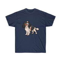 Tricolor Cavalier King Charles Spaniel Unisex Ultra Cotton Tee
