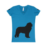 Newfoundland Women's Fine Jersey V-neck Tee