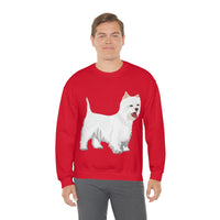 West Highland White Terrier Unisex Heavy Blend™ Crewneck Sweatshirt, S - 5XL, Cotton/Polyester, FREE Shipping, Made in USA!!