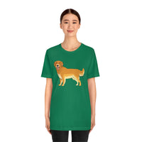 Golden Retriever Unisex Jersey Short Sleeve Tee