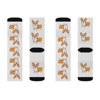 Pembroke Welsh Corgi Sublimation Socks