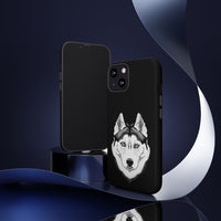 Siberian Husky Tough Cell Phone Cases, 33 Types of Cases, 2 Layer Case, Impact Resistant, FREE Shipping, Made in USA!!