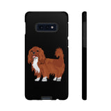 Ruby Cavalier King Charles Spaniel Tough Cases, Matte/Glossy, Outer Shell, 2 Layer Case For Protection, Over 30 Cases!!