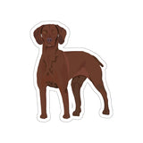 Vizsla Die-Cut Stickers,  Water Resistant Vinyl, 5 Sizes, Matte Finish, Indoor/Outdoor, FREE Shipping, Made in USA!!