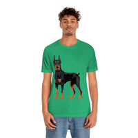 Doberman Pinscher Unisex Jersey Short Sleeve Tee