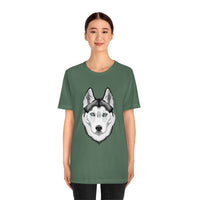 Siberian Husky Unisex Jersey Short Sleeve Tee, 12 Colors, XS-4XL, Light Fabric, FREE Shipping, Made in USA!!