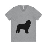 Newfoundland Unisex Jersey Short Sleeve V-Neck Tee