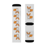 Pembroke Welsh Corgi Sublimation Socks