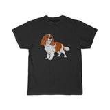 Cavalier King Charles Spaniel Men's Short Sleeve Tee, 11 Colors, S - 5XL, 100% Cotton, Light Fabric, Free Shipping, Made In Usa!!