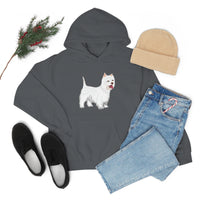 West Highland White Terrier Unisex Heavy Blend™ Hooded Sweatshirt, S - 5XL, Cotton/Polyester, FREE Shipping, Made in USA!!