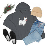 West Highland White Terrier Unisex Heavy Blend™ Hooded Sweatshirt, S - 5XL, Cotton/Polyester, FREE Shipping, Made in USA!!