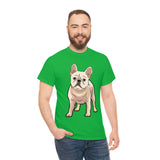 French Bulldog Unisex Heavy Cotton Tee, S - 5XL, 12 Colors, Light Fabric, FREE Shipping, Made in USA!!