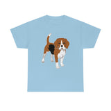 Beagle Unisex Heavy Cotton Tee, Made in the USA!!