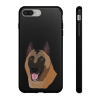 Belgian Malinois Tough Cell Phone Cases, Two Layers, Impact Resistant, Made in USA!!