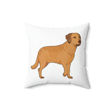 Chesapeake Bay Retriever Spun Polyester Square Pillow, 4 Sizes, Polyester, Double Sided Print, FREE Shipping, Made in USA!!