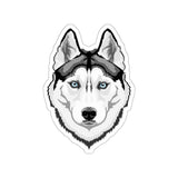 Siberian Husky Die-Cut Stickers, Water Resistant Vinyl, 5 Sizes, Matte Finish, Indoor/Outdoor, FREE Shipping, Made in USA!!