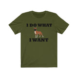 I Do What I Want Labrador Retriever Unisex Jersey Short Sleeve Tee