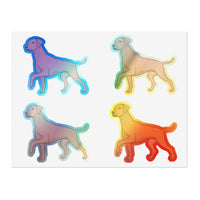 Rhodesian Ridgeback Sticker Sheets, 2 Sizes, Water Resistant Vinyl, Indoor/Outdoor, FREE Shipping, Made in USA!!