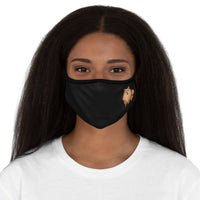 Pomeranian Fitted Polyester Face Mask