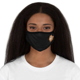 Pomeranian Fitted Polyester Face Mask