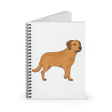 Chesapeake Bay Retriever Spiral Notebook - Ruled Line, 118 pages, shopping, school notes, poems, song, FREE Shipping, Made in USA!!