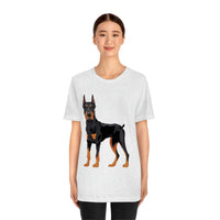 Doberman Pinscher Unisex Jersey Short Sleeve Tee