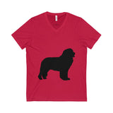 Newfoundland Unisex Jersey Short Sleeve V-Neck Tee