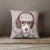 Poodle Decorative Pillow Case Kids Room Decor