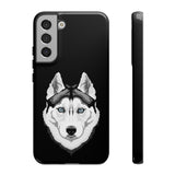 Siberian Husky Tough Cell Phone Cases, 33 Types of Cases, 2 Layer Case, Impact Resistant, FREE Shipping, Made in USA!!