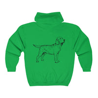 Labrador Retriever Hoodies, Unisex Heavy Blend™ Full Zip Hooded Sweatshirt