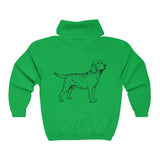 Labrador Retriever Hoodies, Unisex Heavy Blend™ Full Zip Hooded Sweatshirt